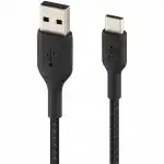 Кабель интерфейсный Belkin BRAIDED black (1m) CAB002BT1MBK