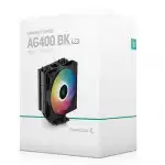 Охлаждение Deepcool AG400 BK ARGB R-AG400-BKANMC-G-2 (Для процессора)