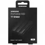 Внешний жесткий диск Samsung External SSD T7 Shield Black MU-PE1T0S/WW (1 ТБ, Интерфейс USB-C)