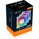 Охлаждение ID-Cooling ID-FAN-ZF-12025-ARGB-TRIO-SNOW (Для системного блока)