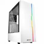 Корпус Sharkoon RGB SLIDER WHITE RGB SLIDER wh (Midi-Tower)