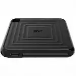 Внешний жесткий диск Silicon Power PC60 SP256GBPSDPC60CK (256 ГБ, Интерфейс USB-C)