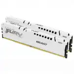 ОЗУ Kingston Fury Beast White RGB KF552C40BWK2-32 (DIMM, DDR5, 32 Гб (2 х 16 Гб), 5200 МГц)