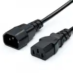 Кабель питания GoPower C14 (m)-C13 (f) 1.8м ПВХ 00-00024537 00-00024536
