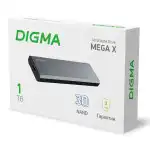 Внешний жесткий диск Digma MEGA X DGSM8001T1MGG (1 ТБ, Интерфейс USB-C)
