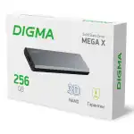 Внешний жесткий диск Digma MEGA X DGSM8256G1MGG (256 ГБ, Интерфейс USB-C)