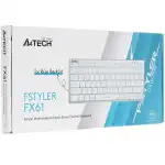 Клавиатура A4Tech Fstyler FX61-Ice Blue-LED USB (Проводная, USB)