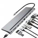 Док-станция Vention USB Type-C 11 в 1 THTHC