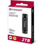 Внешний жесткий диск Transcend ESD310C TS2TESD310C (2 ТБ, Интерфейс USB-C)