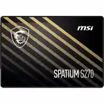 Внутренний жесткий диск MSI SPATIUM S270 S78-440P130-P83 (SSD (твердотельные), 960 ГБ, 2.5 дюйма, SATA)