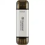 Внешний жесткий диск Transcend ESD310S Silver TS512GESD310S (512 Гб, Интерфейс USB-C)