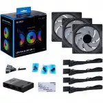 Охлаждение Lian Li UNI FAN SL-INFINITY 120 RGB Triple Pack Black with controller UF-SLIN120-3B (Для системного блока)