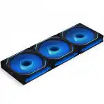 Охлаждение Lian Li UNI FAN SL-INFINITY 120 RGB Triple Pack Black with controller UF-SLIN120-3B (Для системного блока)
