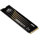 Внутренний жесткий диск MSI SPATIUM M480 PRO PCIe 4.0 NVMe M.2 2TB (SSD (твердотельные), 2 ТБ, M.2)
