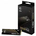 Внутренний жесткий диск MSI SPATIUM M460 NVME M460 PCIE 4.0NVME M.2 1TB (SSD (твердотельные), 1 ТБ, M.2, PCIe)