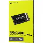 Внутренний жесткий диск Corsair MP600 Micro CSSD-F1000GBMP600MCR (SSD (твердотельные), 1 ТБ, M.2)