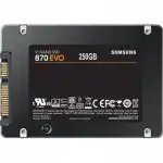 Внутренний жесткий диск Samsung 870 EVO MZ-77E250BW-NNC-012 (SSD (твердотельные), 250 ГБ, 2.5 дюйма, SATA)