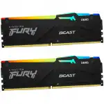 ОЗУ Kingston Fury Beast RGB KF560C30BBAK2-64 (DIMM, DDR5, 64 Гб (2 х 32 Гб), 6000 МГц)