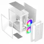 Корпус PCcooler C3D310 WH ARGB (Mini-Tower)
