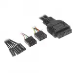 Корпус Chieftec Hawk черный AL-02B-TG-OP (Midi-Tower)