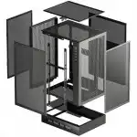 Корпус Deepcool CH170 Digital черный R-CH170-BKNPI0D-G-1 (Mini-Tower)