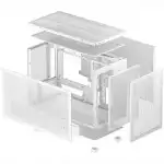 Корпус Deepcool CH260 White R-CH260-WHNGM0-G-1 (Micro-Tower)