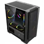Корпус 1STPLAYER TRILOBITE Black T4-BK-4F2C3 (Mini-Tower)