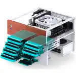Корпус Jonsbo N4 White (Micro-Tower)