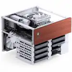 Корпус Jonsbo N4 White (Micro-Tower)