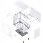 Корпус Jonsbo C6 MAX White (Micro-Tower)