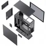 Корпус Jonsbo D41 MESH Black D41 MESH SCREEN Black (Mini-Tower)