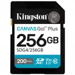 Флеш (Flash) карты Kingston Canvas Go Plus Gen4 C10 SDG4/256GB (256 ГБ)