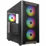 Корпус Montech XR WOOD BLACK (Midi-Tower)