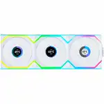 Охлаждение Lian Li UNI FAN SL WIRELESS LCD Reverse Blade 3x120mm White G99.12RSLLCD1W3W.00 (Для системного блока)