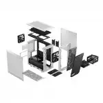 Корпус FRACTAL DESIGN Meshify 2 Mini White TG Clear Tint FD-C-MES2M-02 (Mini-Tower)
