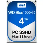 Внутренний жесткий диск Western Digital Blue SSHD 4TB (8GB) SATA 3.5" 5400RPM 64Mb WD40E31X (SSHD, 4 ТБ, 3.5 дюйма, SATA)
