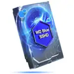 Внутренний жесткий диск Western Digital Blue SSHD 4TB (8GB) SATA 3.5" 5400RPM 64Mb WD40E31X (SSHD, 4 ТБ, 3.5 дюйма, SATA)