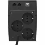 Источник бесперебойного питания Powercom RPT-1000AP EURO 600W USB (1000 ВА, 600)