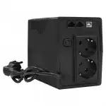 Источник бесперебойного питания ExeGate UNB-800.LED.AVR.2SH.RJ.USB EP285604RUS (800 ВА, 480)