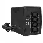 Источник бесперебойного питания ExeGate Power Back BNB-650.LED.AVR.4C13 EP285542RUS (650 ВА, 360)