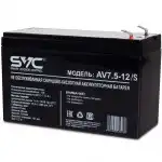 Сменные аккумуляторы АКБ для ИБП SVC AV-7.5-12/S (12 В)