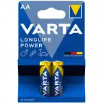 Батарейка VARTA Longlife Power Mignon 1.5V - LR6/AA 2 шт в блистере 24893