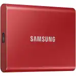 Внешний жесткий диск Samsung External SSD T7 Metallic Red MU-PC500R/WW (500 ГБ, Интерфейс USB-C)