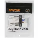 Модуль Hyperline Модуль Keystone Jack RJ-45(8P8C) категория 6 KJ9-8P8C-C6-90-WH