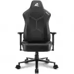 Компьютерный стул Sharkoon Skiller SGS30 игровое кресло чёрно-белое SGS30-BK/WH