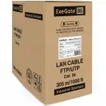 Кабель витая пара ExeGate Кабель SFTP 4 пары кат.5e бухта 305м EX281809RUS