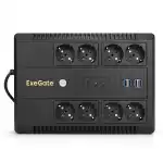 Источник бесперебойного питания ExeGate NEO NNB-600.LED.AVR.8SH.CH EX293853RUS (600 ВА, 360)