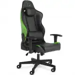 Компьютерный стул WARP Sg игровое кресло чёрно-салатовое SG-BGN