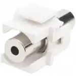 Модуль Hyperline Модуль формата Keystone Jack с проходным адаптером TRS 3.5 мм KJ1-TRS-D3.5-WH