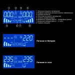 Инвертор ExeGate IdealSine SR-1500.LCD.2SH EX295994RUS (Автоматический)